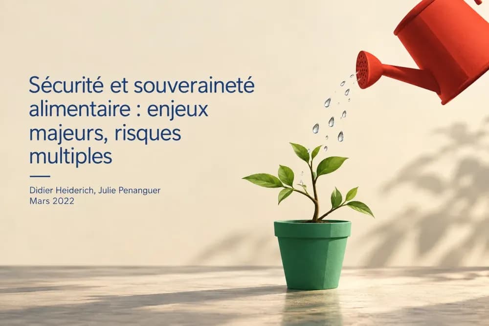 Sécurité et souveraineté alimentaire : enjeux majeurs, risques multiples